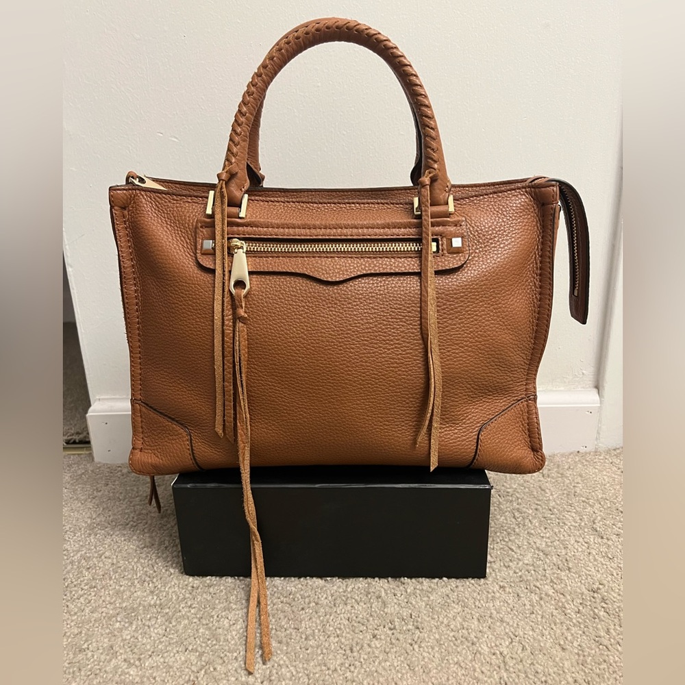Rebecca Minkoff Regan Satchel in Almond